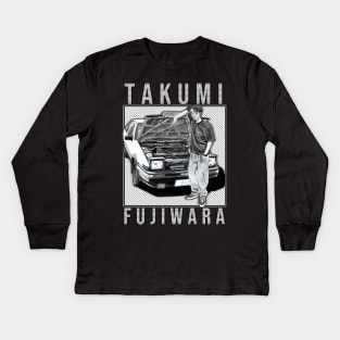 T A K U M I = F U J I W A R A Kids Long Sleeve T-Shirt